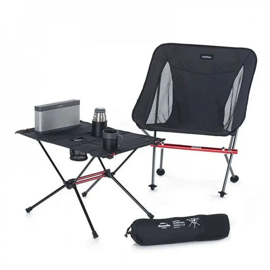 Naturehike NH19Z027‑Z Mesh Camping Table with Carbon Frame (Ultralight, 30 kg/66 lb Load)