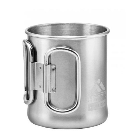 Camping Mug Stainless Steel Foldable Handles 10/17 fl oz | S-Mug