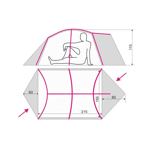 Load image into Gallery viewer, Minima 3 Ultralight All-Season Three-Person Tent with Dual Vestibules and Premium Silicone-Coated Ripstop Nylon for Extreme Adventure Camping
