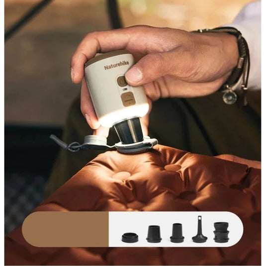 3-in-1 Mini Air Pump with Lantern & Fan, Ultralight | Naturehike CNK2300DQ022