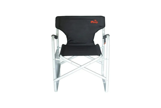 Folding Camp Chair Tramp Delux with Integrated Side Table & Aluminum Frame for Enhanced Outdoor Comfort
