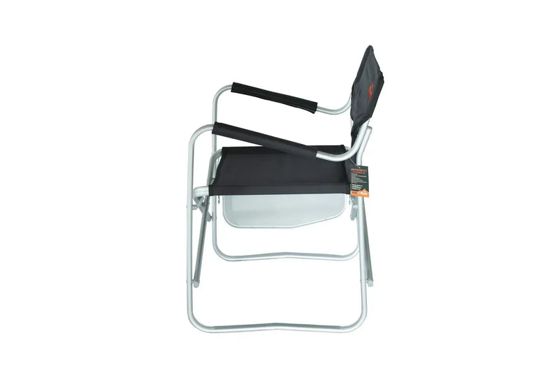 Load image into Gallery viewer, Folding Camp Chair Tramp Delux with Integrated Side Table &amp; Aluminum Frame for Enhanced Outdoor Comfort
