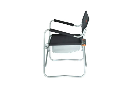 Folding Camp Chair Tramp Delux with Integrated Side Table & Aluminum Frame for Enhanced Outdoor Comfort