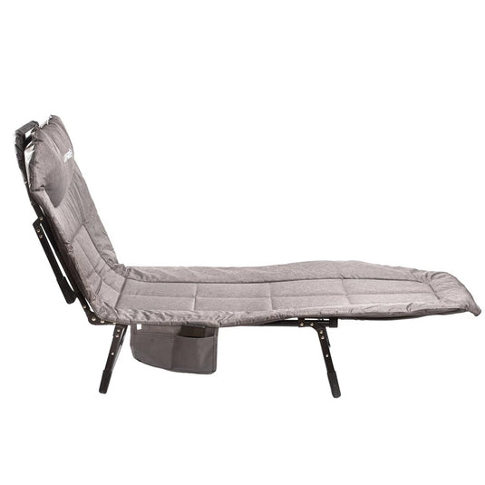 Ranger Comfort Convertible Camp Cot with 6-Position Backrest & Padded Mattress