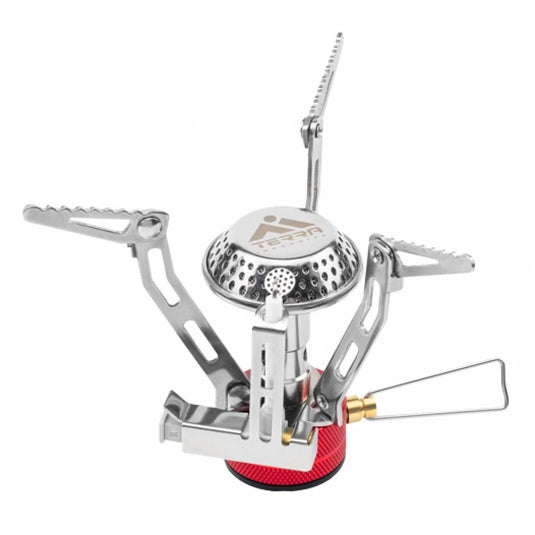 Camping Gas Stove Ultralight Piezo Ignition Foldable Pot Support | Sirius