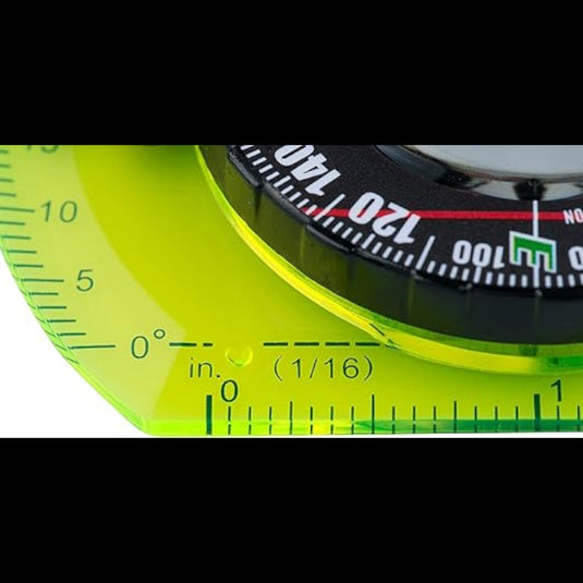 Folding Map Compass With Mirror - Sighting Capability, Liquid-Filled (75 g) | AceCamp