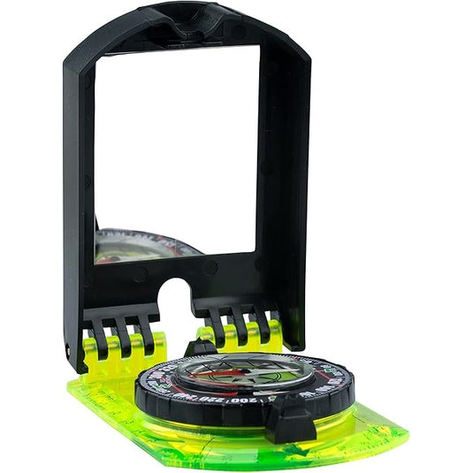 Folding Map Compass With Mirror - Sighting Capability, Liquid-Filled (75 g) | AceCamp