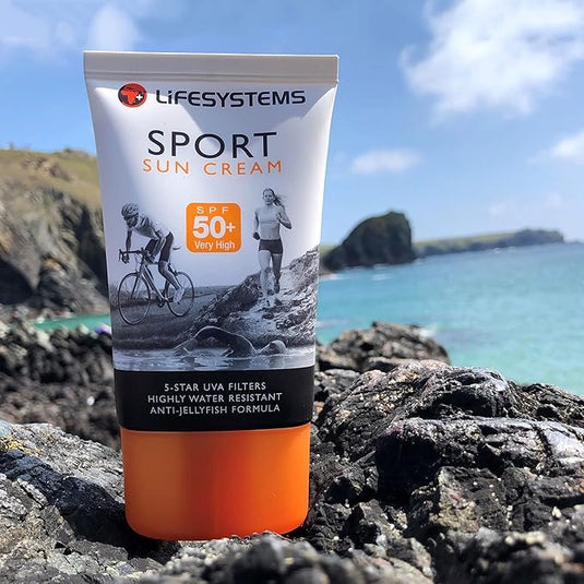Sunscreen SPF50 Water Resistant Jellyfish Repellent Sport SUN Cream | Lifesystems