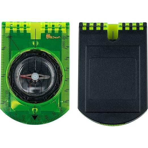 Load image into Gallery viewer, Folding Map Compass With Mirror - Sighting Capability, Liquid-Filled (75 g) | AceCamp
