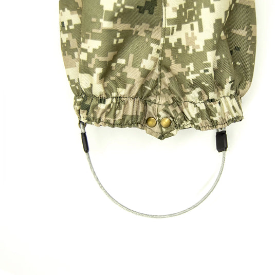 TacLine Mission Tactical Gaiters in Digital Camo for Military Operations & Field Activities