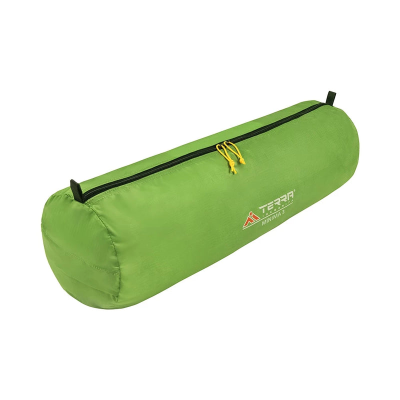 Load image into Gallery viewer, Light green compact compression bag for Minima 3 tent with heavy-duty YKK zippers
