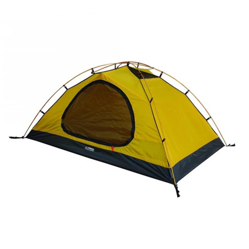 Load image into Gallery viewer, Yellow breathable 210T Rip Stop inner tent with mesh vents and 3-pole frame
