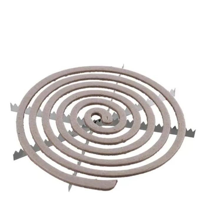 Load image into Gallery viewer, Lifesystems spiral smoke coil placed on a cross-shaped metal stand for stability
