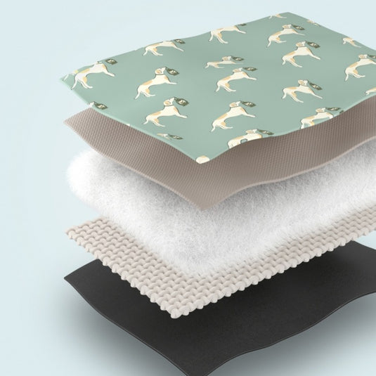 Infographic of Naturehike picnic mat showing its three insulated comfort layers