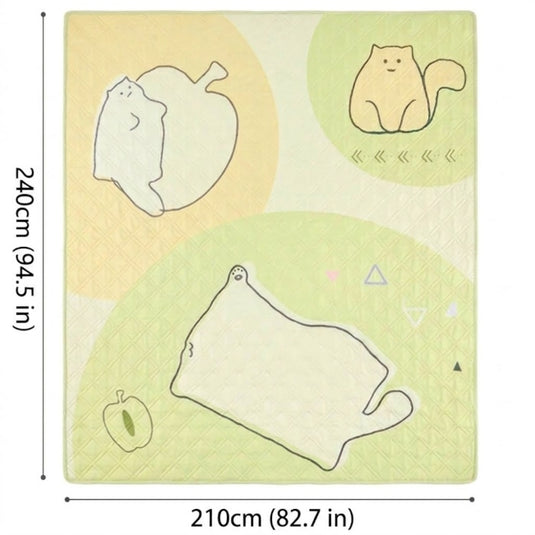 Picnic blanket capacity: fits 8-10 people sitting or 4-5 people lying down.