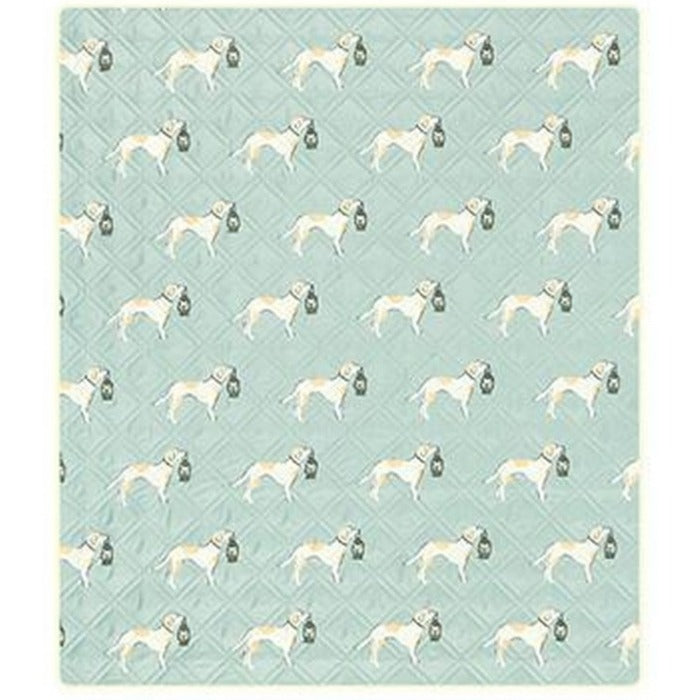 Load image into Gallery viewer, Green Naturehike picnic blanket with a cute dog and lantern pattern
