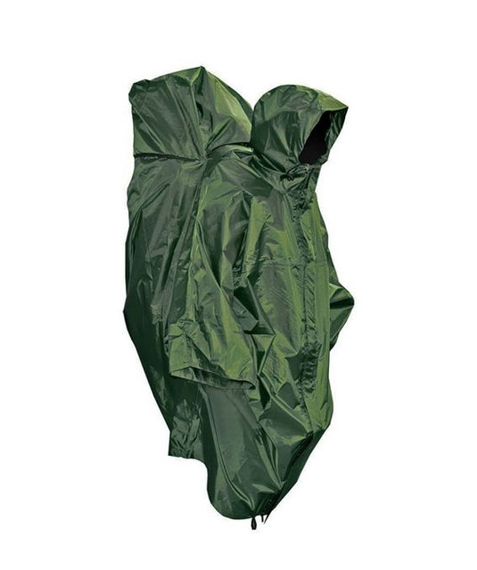 CapeBag Backpack-Compatible Waterproof Rain Poncho with Storage Bag - S/M, L/XL, 2XL/3XL