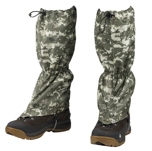 TacLine Mission Tactical Gaiters in Digital Camo for Military Operations & Field Activities