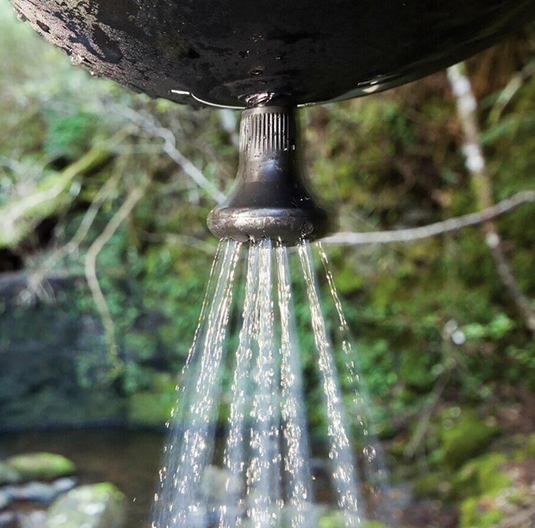 Portable Pocket Shower 10L Compact Adjustable Flow | Sea To Summit