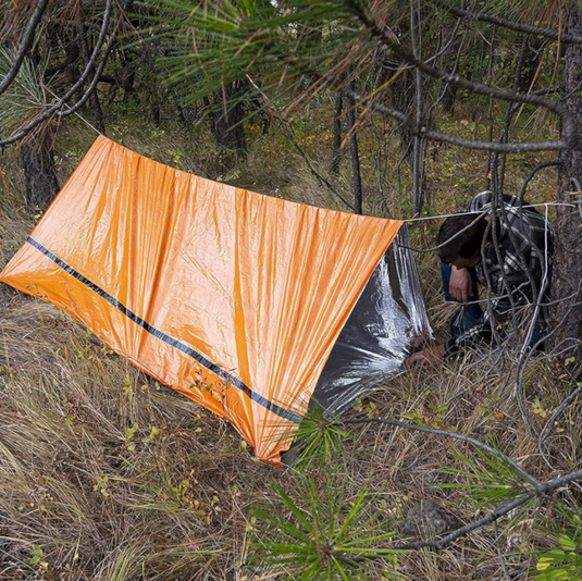 EmergencyTent Tube  Thermal A-Frame Shelter (96.5 x 59.1 in) | Travel Extreme