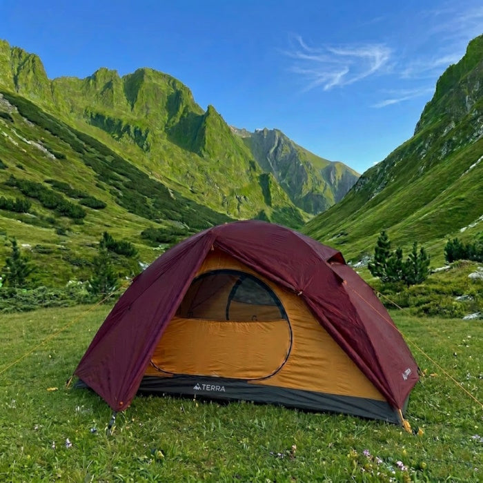 Load image into Gallery viewer, Tent for Backpacking 3-Season Dual Vestibules Adria 2 Alu
