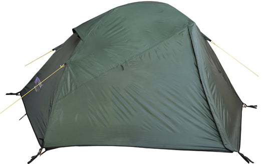 Adria 2/2 Alu Two-Person Three-Season Tent with Dual Vestibules - Available with Aluminum or Fiberglass Poles for Backpacking