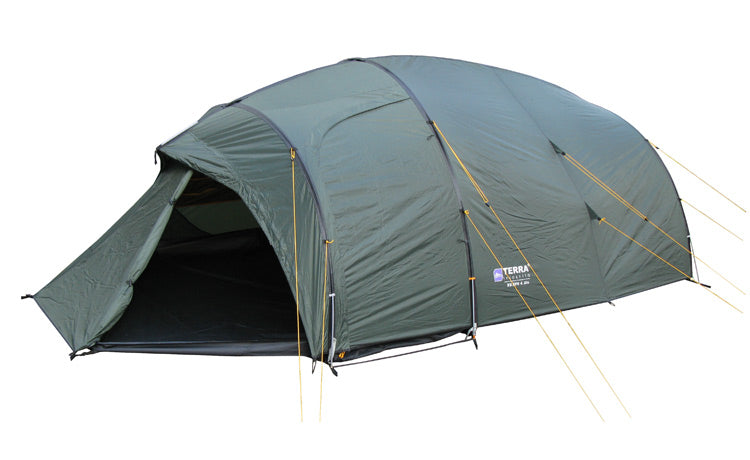 Load image into Gallery viewer, Bravo 4/4 Alu Four-Season Tent with Removable Vestibule Floor - Available with Aluminum or Fiberglass Poles for 4-Person Camping
