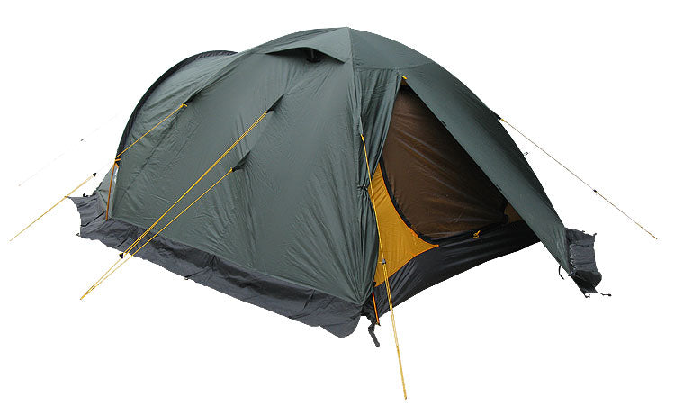 Load image into Gallery viewer, Canyon 3/3 Alu Four-Season Tent with Snow Skirt - Available with Aluminum or Fiberglass Poles for 3-4 Person Mountain Camping
