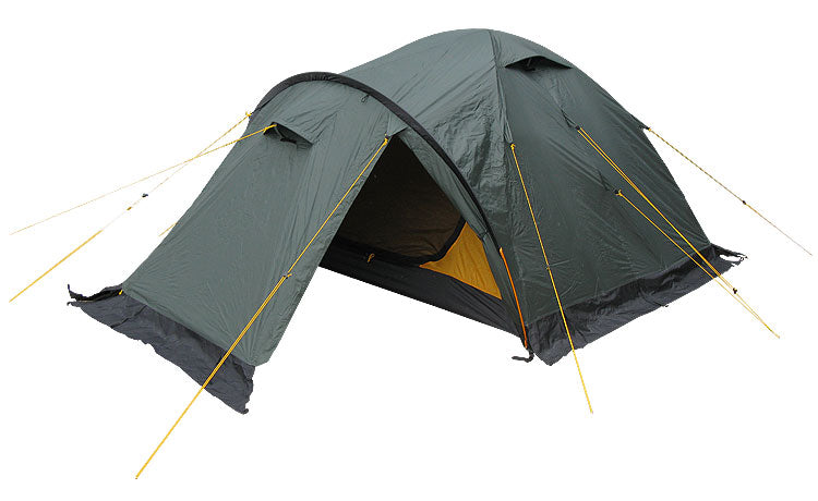 Load image into Gallery viewer, Canyon 3/3 Alu Four-Season Tent with Snow Skirt - Available with Aluminum or Fiberglass Poles for 3-4 Person Mountain Camping
