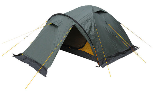 Canyon 3/3 Alu Four-Season Tent with Snow Skirt - Available with Aluminum or Fiberglass Poles for 3-4 Person Mountain Camping