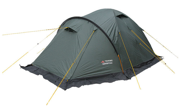 Load image into Gallery viewer, Canyon 3/3 Alu Four-Season Tent with Snow Skirt - Available with Aluminum or Fiberglass Poles for 3-4 Person Mountain Camping
