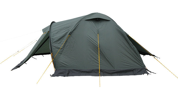 Load image into Gallery viewer, Canyon 3/3 Alu Four-Season Tent with Snow Skirt - Available with Aluminum or Fiberglass Poles for 3-4 Person Mountain Camping
