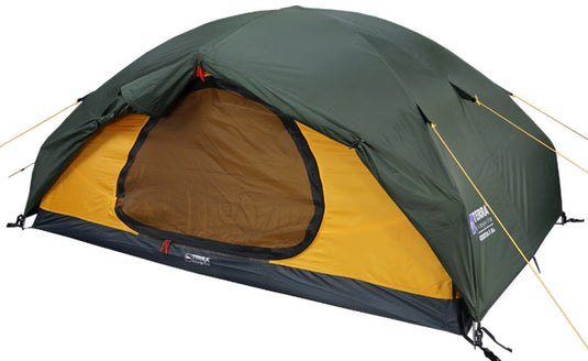 Cresta 2/2 Alu Three-Season Tent with Dual Vestibules - Available with Aluminum or Fiberglass Poles for 2-3 Person Camping