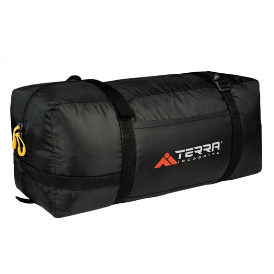 Durable carry bag for Geos 3 tent with compression straps and reinforced handles