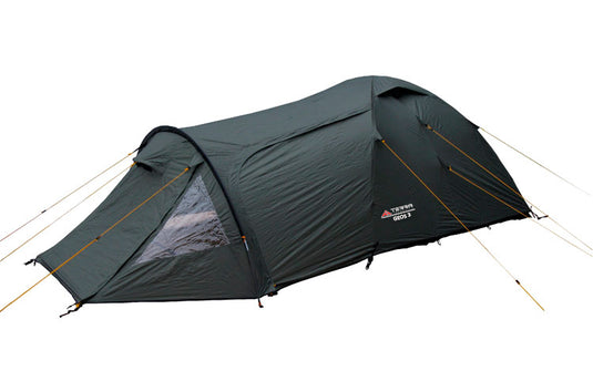 Geos 3 Three-Season Family Tent with XL Front Vestibule and Windows - Spacious 3-4 Person Design for Comfort Camping