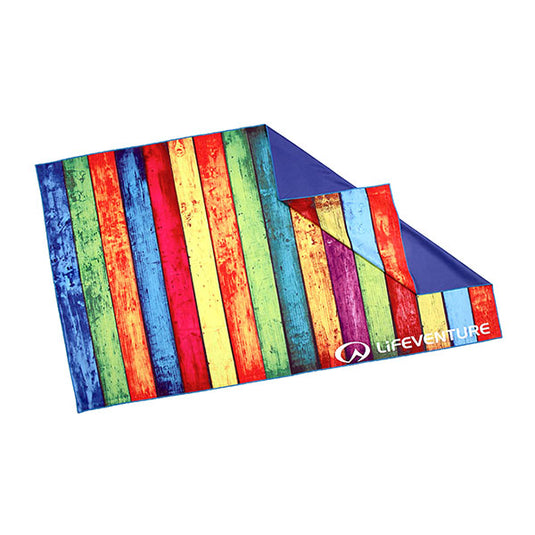 Полотенце Lifeventure Soft Fibre Printed Striped Planks Giant (1012-63580) - id-6585