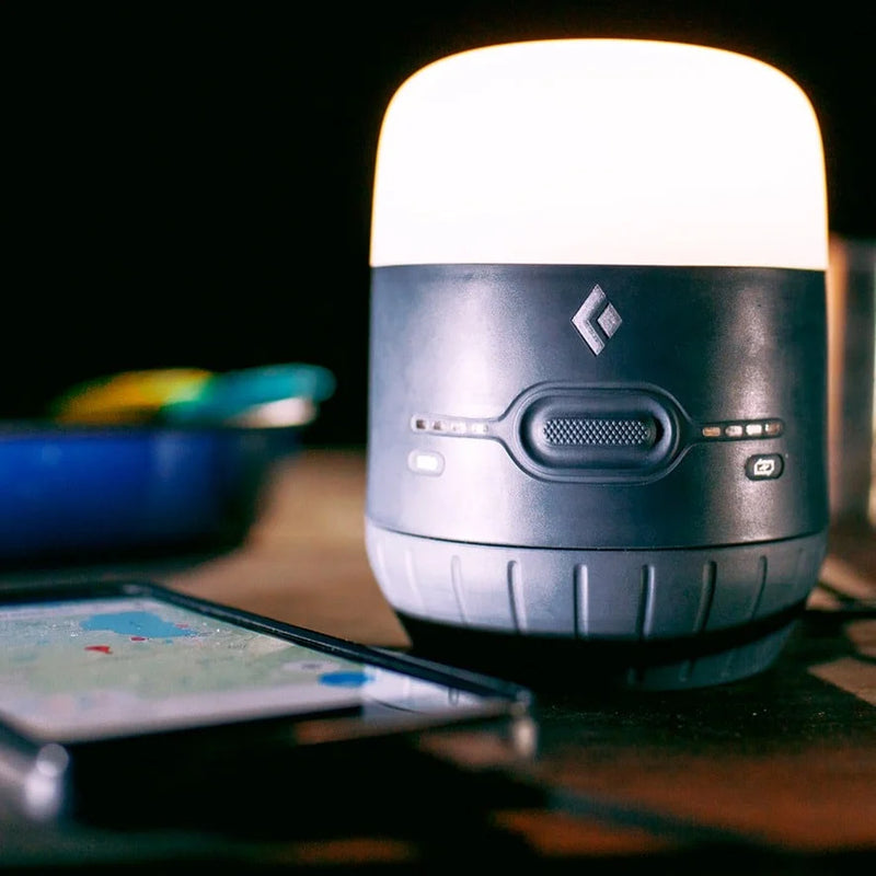 Load image into Gallery viewer, Rechargeable Camping Lantern + Power Bank 250-Lumen USB, Charging Station  | Black Diamond Moji
