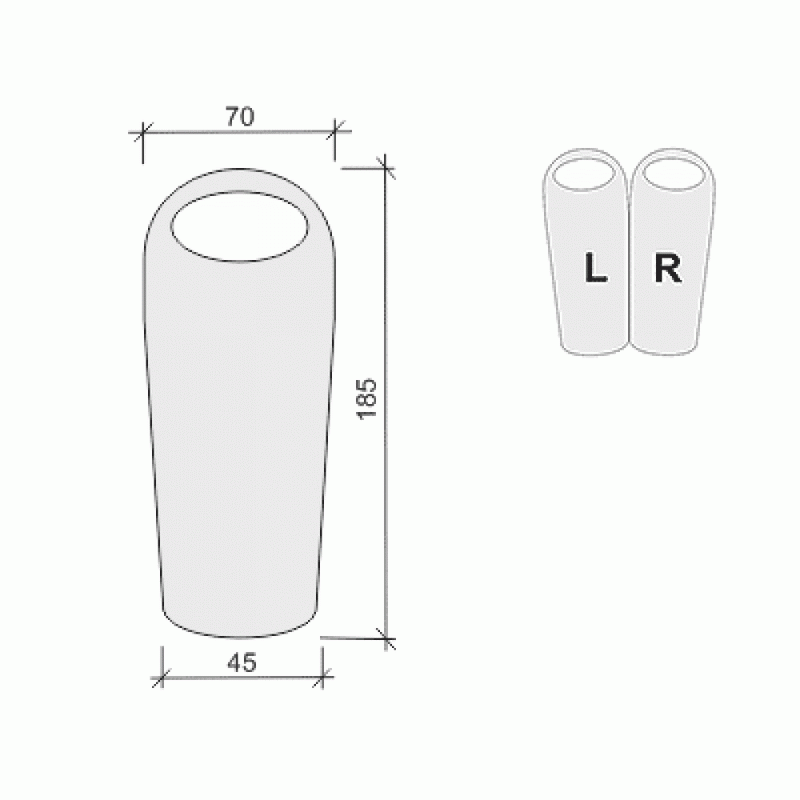 Load image into Gallery viewer, Junior 200/300 L/R Mummy Sleeping Bag for Youth Camping &amp; Mountaineering Adventures
