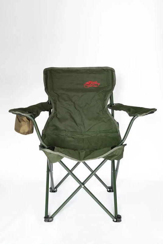 Tramp Simple Umbrella-Fold Camp Chair with Steel Frame for Outdoor Recreation