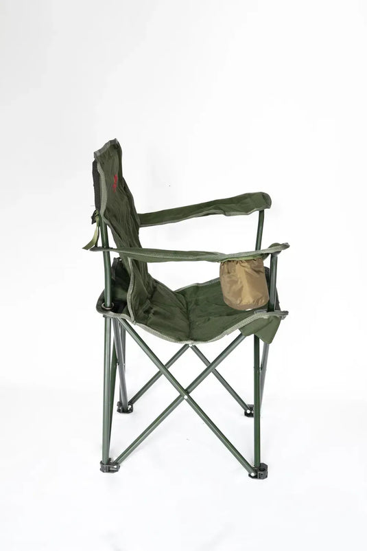 Tramp Simple Umbrella-Fold Camp Chair with Steel Frame for Outdoor Recreation