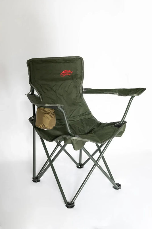 Tramp Simple Umbrella-Fold Camp Chair with Steel Frame for Outdoor Recreation