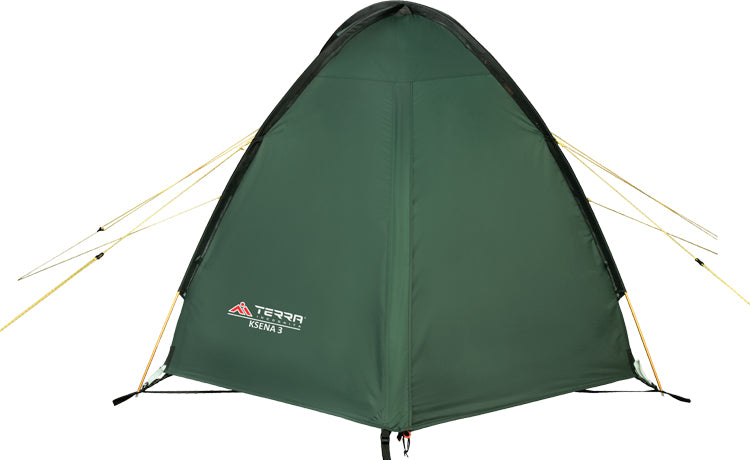 Load image into Gallery viewer, Ksena 3/3 Alu Four-Season Tent with Flysheet Pitch Option - Available with Aluminum or Fiberglass Poles for 3-4 Person Camping
