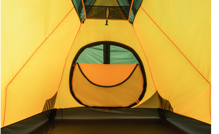 Load image into Gallery viewer, Ksena 3/3 Alu Four-Season Tent with Flysheet Pitch Option - Available with Aluminum or Fiberglass Poles for 3-4 Person Camping
