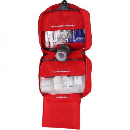 Load image into Gallery viewer, Camping First Aid Kit 40 Pieces Waterproof Zipper Hiking | Lifesystems
