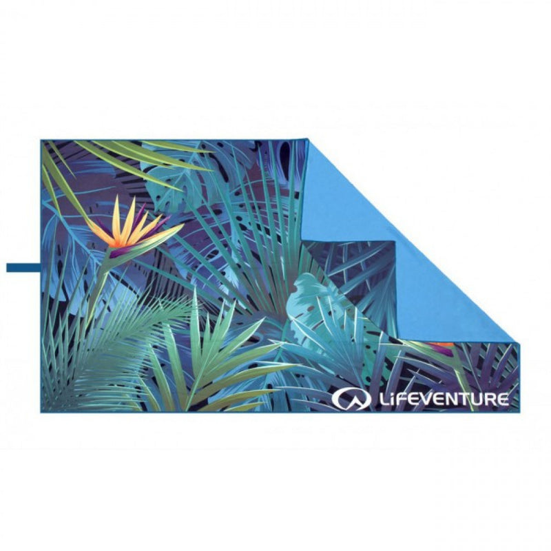 Load image into Gallery viewer, Soft Fibre Towel — Antibacterial Ultra Fast Dry Tropical | Lifeventure
