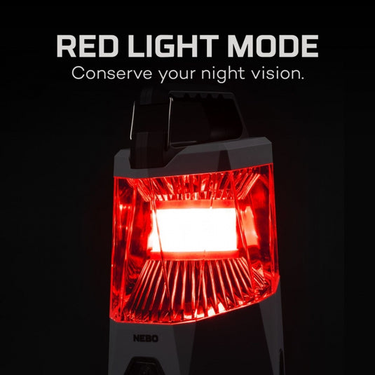 Rechargeable Camping Lantern, 500lm Powerbank Red Light | NEBO Galileo 500