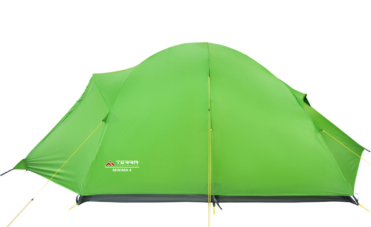 Load image into Gallery viewer, Minima 4 Ultralight Four-Person All-Season Tent with Silicone-Coated RipStop and YKK Zippers - Dual Vestibule Design for Expeditions
