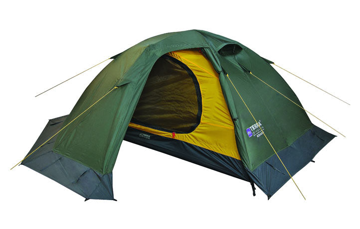 Load image into Gallery viewer, Mirage 2/2 Alu All-Season Tent with Dual Vestibules and Snow Skirt - Available with Aluminum or Fiberglass Frame for 2-3 Person Camping
