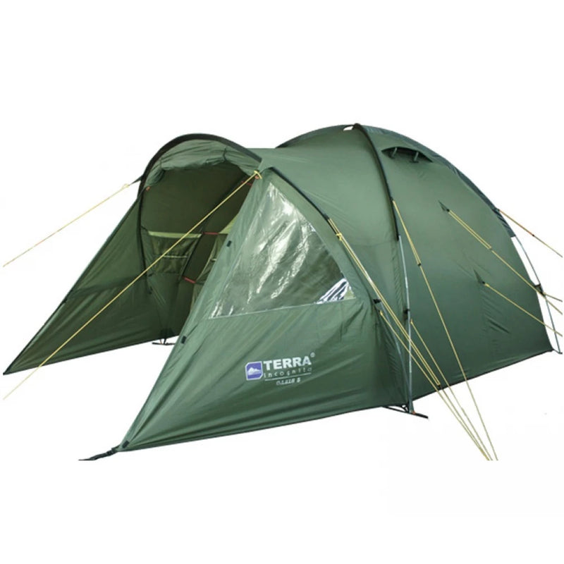 Load image into Gallery viewer, Khaki camping tent Terra Incognita Oazis 5 on a white background
