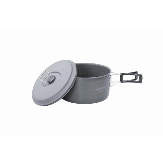Camping Cookware Set Aluminum Nesting Pots 1.3/2.1/3.2/6.3Qt for Outdoor | Pato
